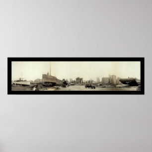 Orkanen i Miami Photo 1926 Poster