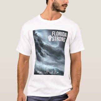 Orkanen Ian Florida Strong Vi kommer att återuppby T Shirt