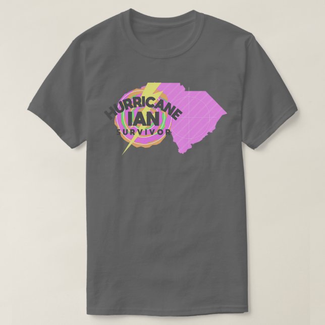 Orkanen Ian Survivor 3 T Shirt (Design framsida)