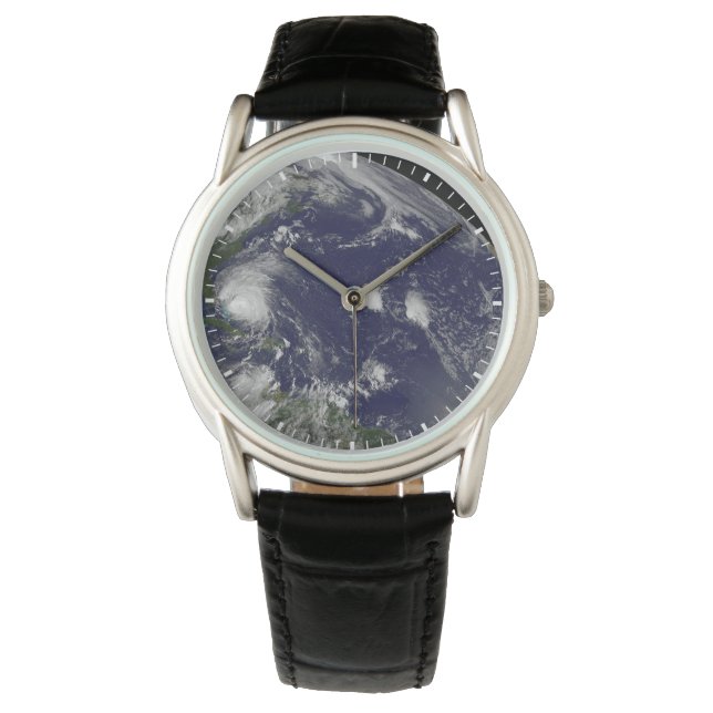 Orkanen Irenes Flytta genom Bahamas. Armbandsur (Framsida)