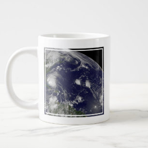 Orkanen Irenes Flytta genom Bahamas. Jumbo Mugg