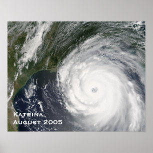 Orkanen Katrina, augusti 2005 Poster