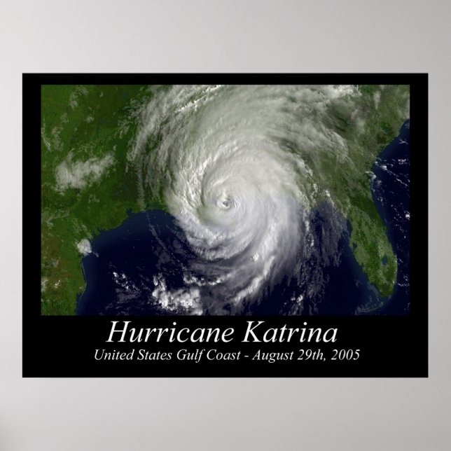 Orkanen Katrina Poster (Framsidan)