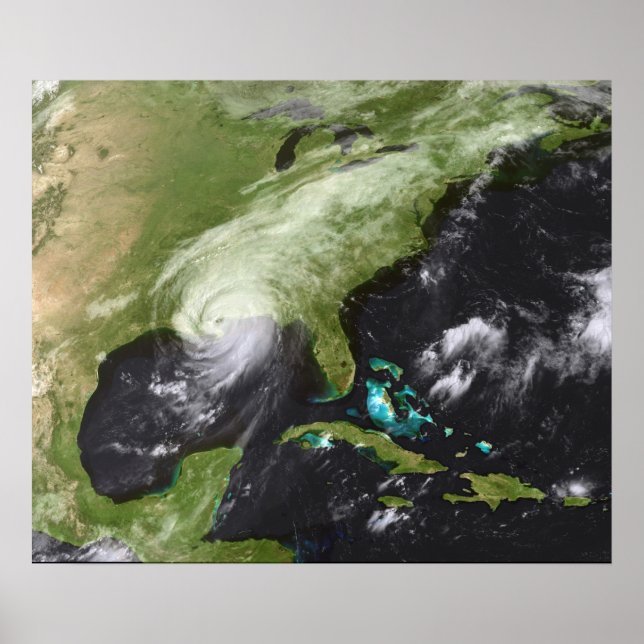 Orkanen Katrina Poster (Framsidan)