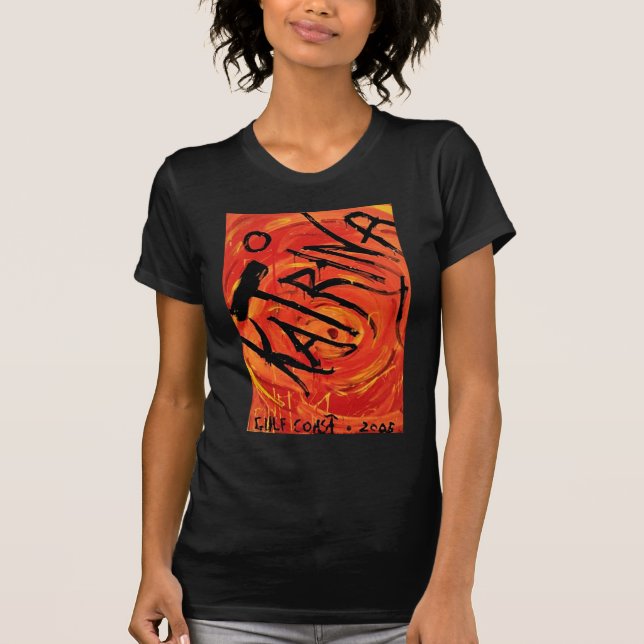 Orkanen Katrina T Shirt (Framsida)