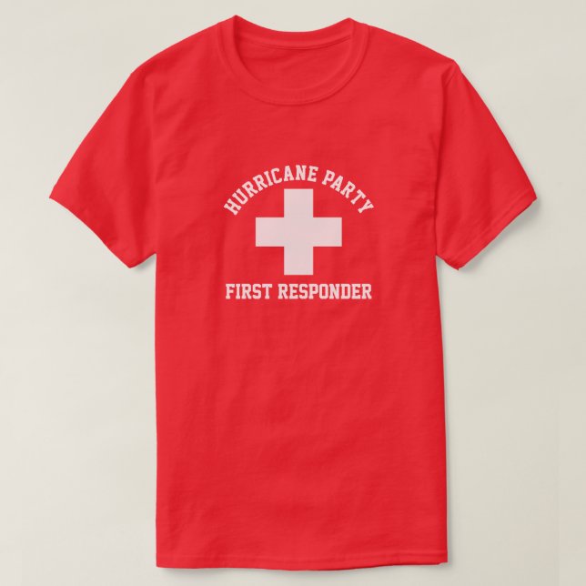 Orkanen Party First Responder T Shirt (Design framsida)