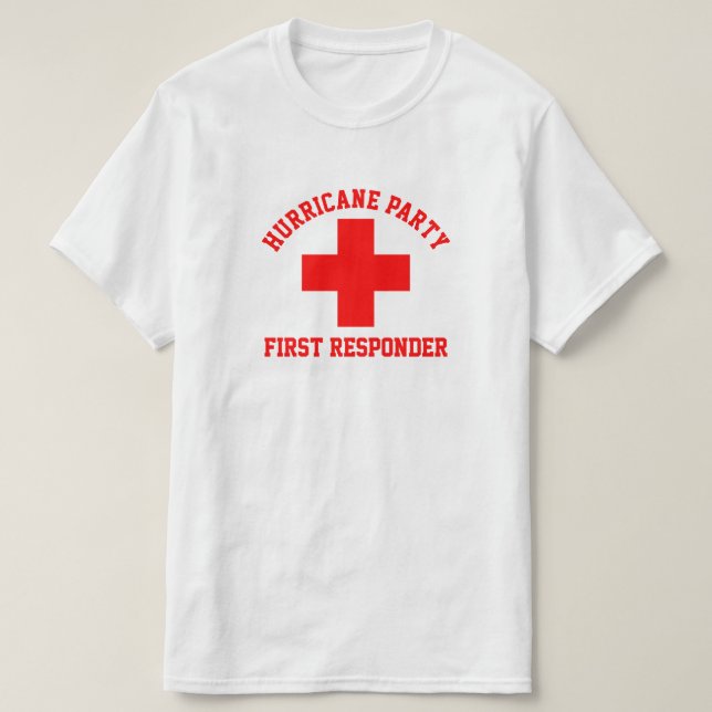 Orkanen Party First Responder T-Shirt (Design framsida)