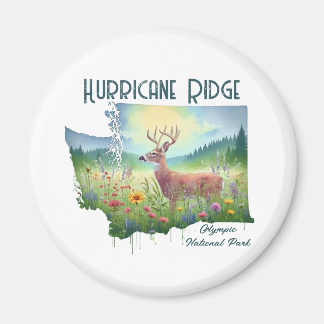 Orkanen Ridge nationalpark Souvenir Gift Magnet (Framsidan)