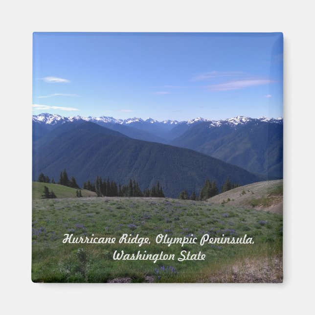 Orkanen Ridge-Olympic Natl Park Magnet (Framsidan)