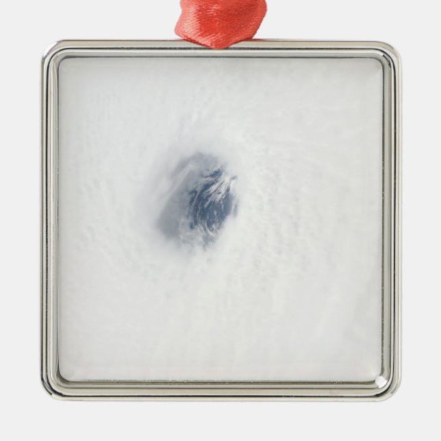 Orkanen Rita öga Julgransprydnad Metall (Framsidan)