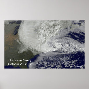 Orkanen Sandy Large Poster