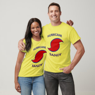 Orkanen Sandy Symbol Unisex Tee Shirt