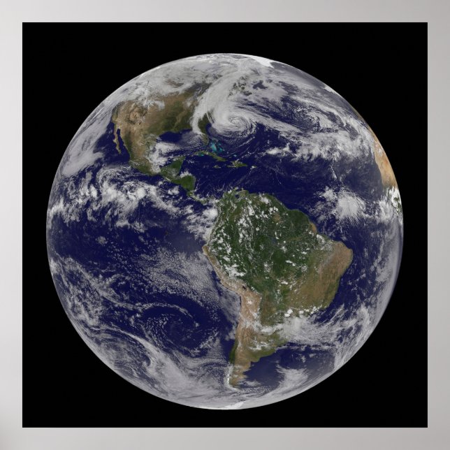 Orkanen Sandy vid USA:s Öster Kusten. 2 Poster (Framsidan)