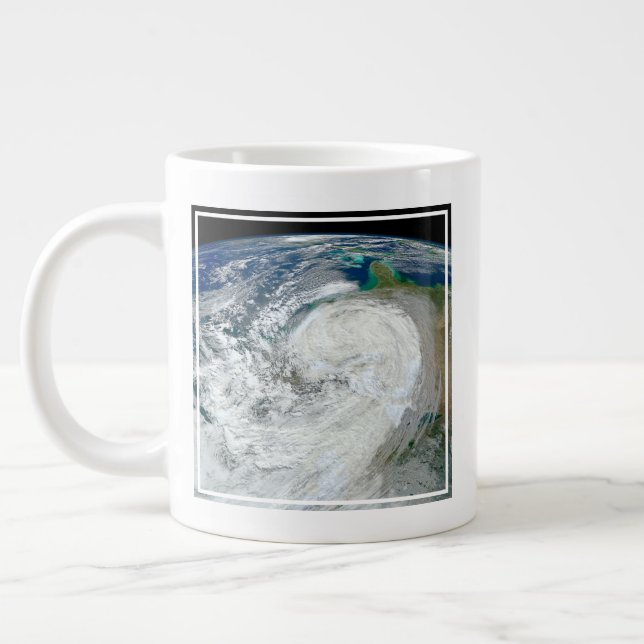 Orkanen Sandy vid USA:s Öster Kusten. 3 Jumbo Mugg (Vänster)