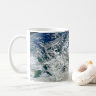 Orkanen Sandy vid USA:s Öster Kusten. 3 Kaffemugg