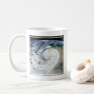 Orkanen Sandy vid USA:s Öster Kusten. 3 Kaffemugg