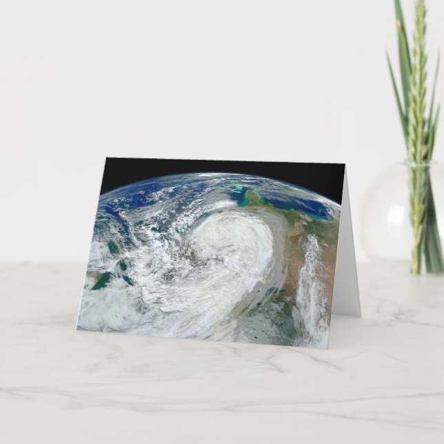 Orkanen Sandy vid USA:s Öster Kusten. 3 Kort (Framsida)