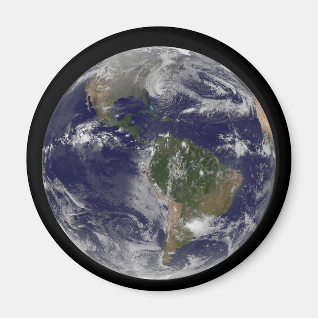 Orkanen Sandy vid USA:s Öster Kusten. Magnet (Framsidan)