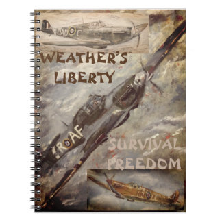 Orkanen Spiral Photo Notebook &Spitfire Anteckningsbok