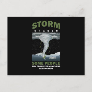 Orkanen Storm Chaser Tornado Chasing Vind Gift Vykort