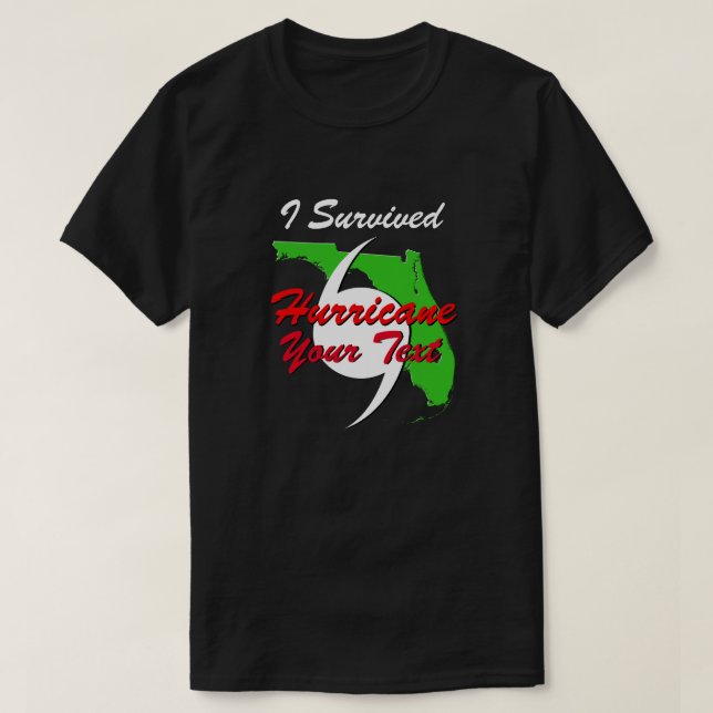 Orkanen Survivor Personlig T-Shirt (Design framsida)