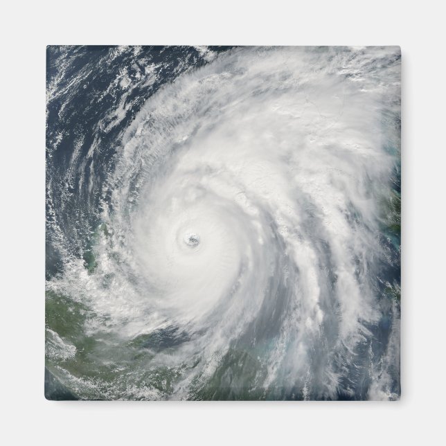 Orkanen Wilma över Mexiko Magnet (Framsidan)