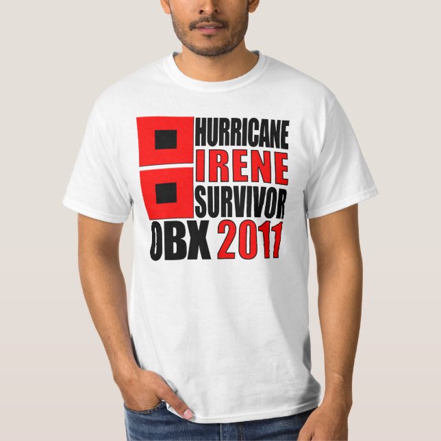 OrkanIrene överlevande T-shirt (Framsida)