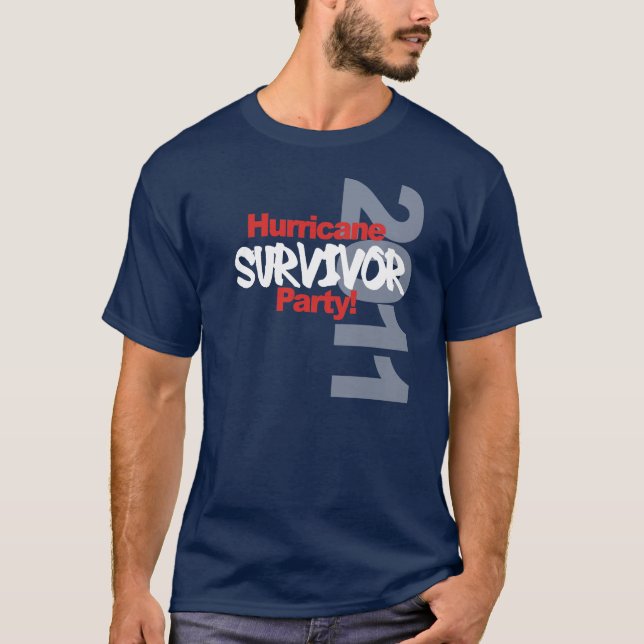 Orkanöverlevnadparty 1011 tee (Framsida)