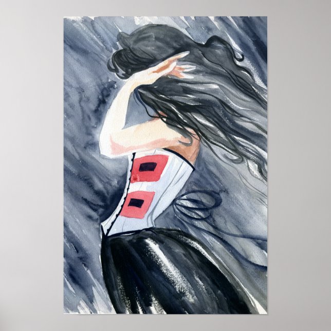 Orkanvarning Poster (Framsidan)