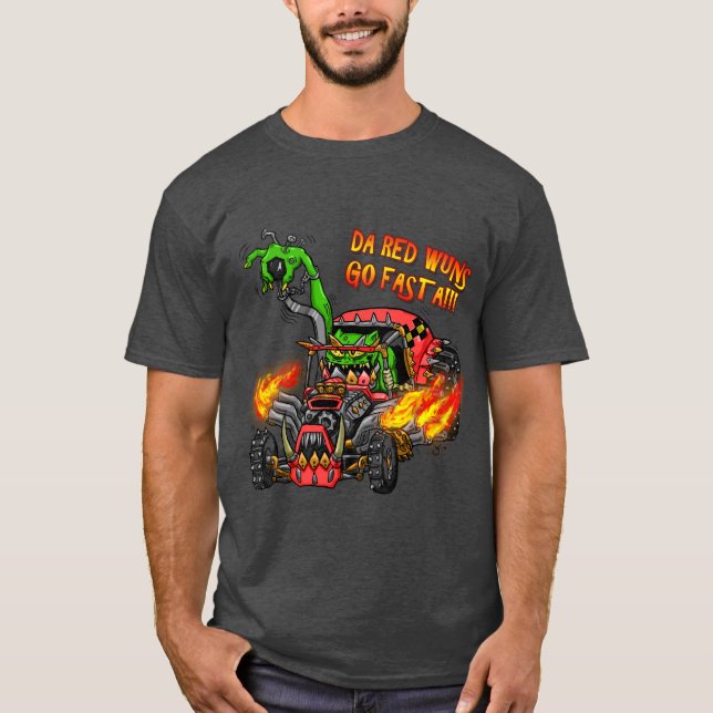 Orkar Röda ben går snabbare T Shirt (Framsida)