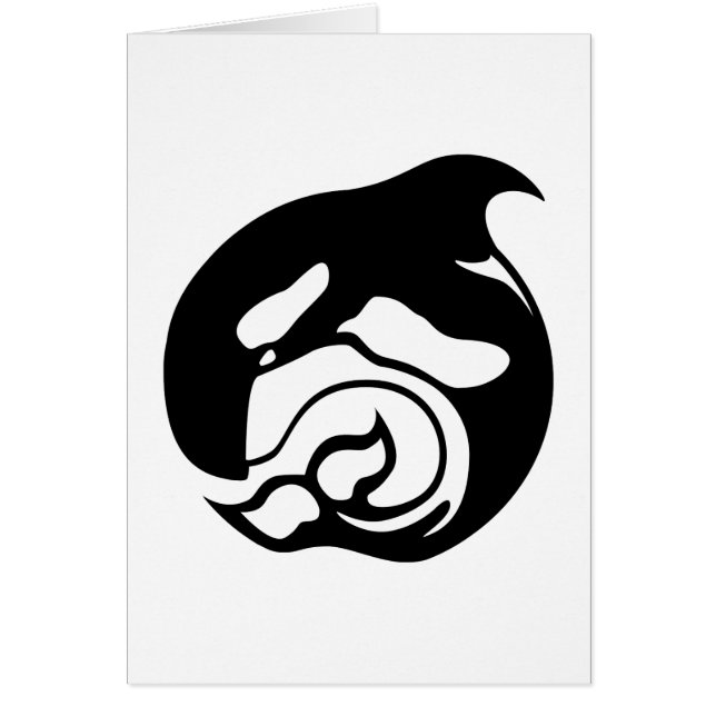 orkaval hälsningskort (Framsidan)