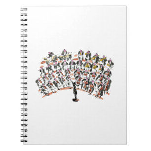 Orkester Anteckningsböcker & Dagböcker