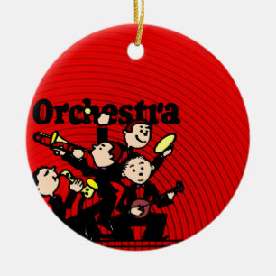Orkester Julgransprydnad Keramik