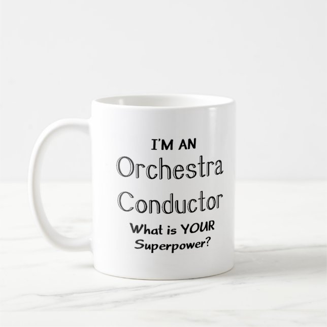 Orkesterdirigent Kaffemugg (Vänster)