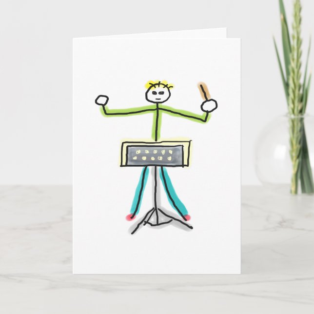 Orkesterdirigent Kort (Framsida)