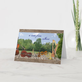 Orkesteren instrumenterar Notecard Kort