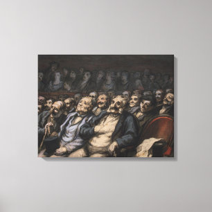 Orkesteren placerar, c.1856 canvastryck