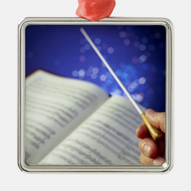 Orkesterledareinslag 1 julgransprydnad metall (Framsidan)