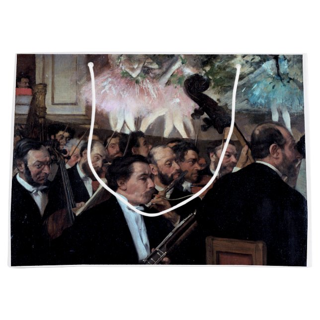 Orkestern vid operan, Edgar Degas (Framsidan)