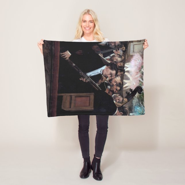 Orkestern vid operan, Edgar Degas Fleecefilt (På plats)