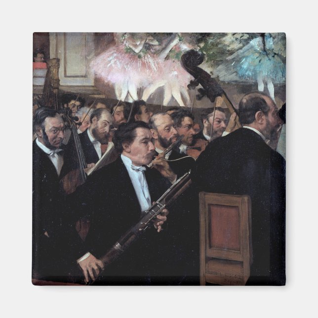 Orkestern vid operan, Edgar Degas Magnet (Framsidan)