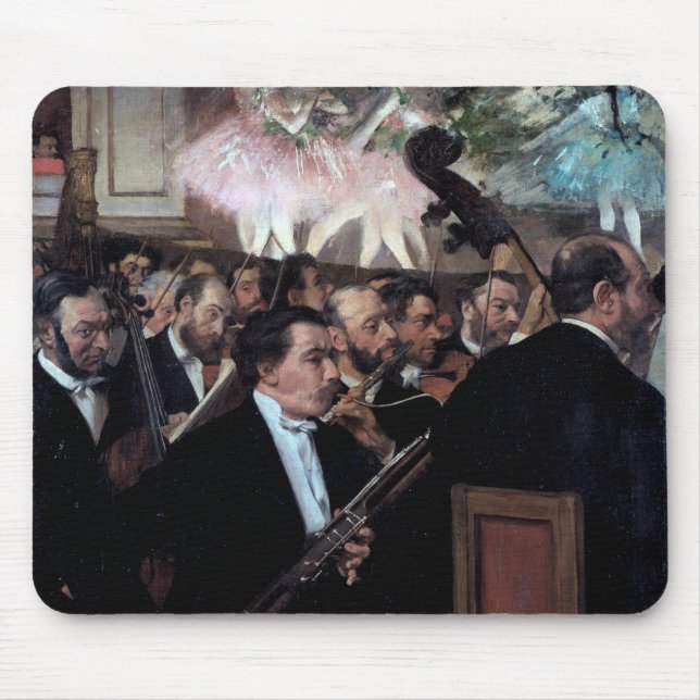 Orkestern vid operan, Edgar Degas Musmatta (Framsidan)