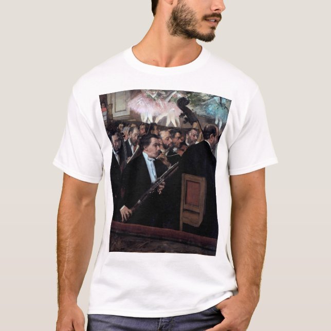 Orkestern vid operan, Edgar Degas T Shirt (Framsida)