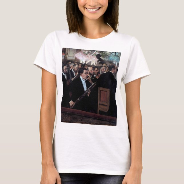 Orkestern vid operan, Edgar Degas T Shirt (Framsida)