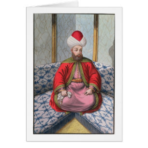 Orkhan (1288-1359), Sultan 1326-59, från 'en seri Hälsningskort