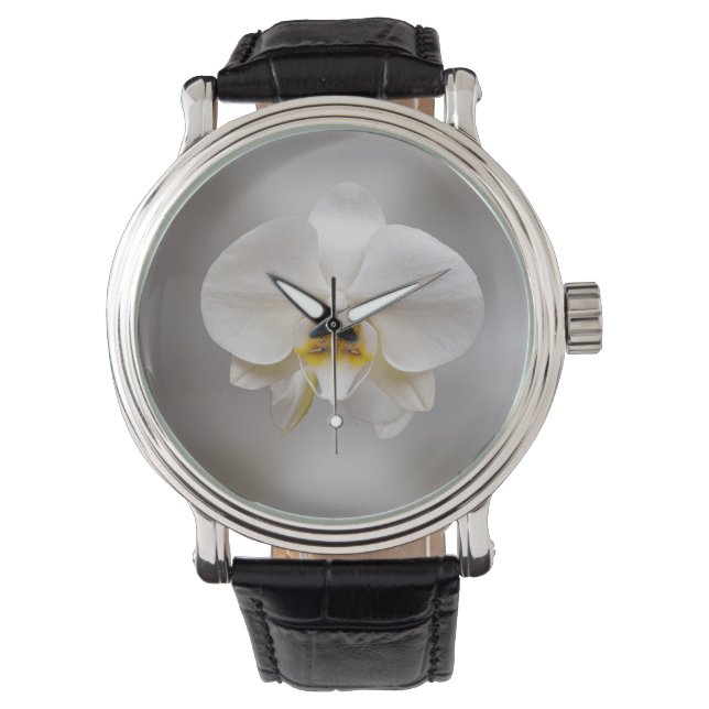 Orkidéblomma Armbandsur (Framsida)
