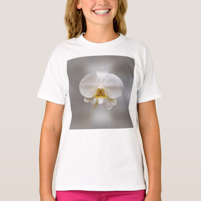 Orkidéblomma T Shirt (Framsida)