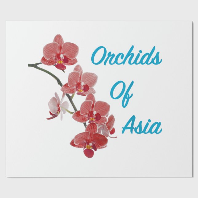 Orkidéer av Asien Dag Spa Presentpapper (Platt)