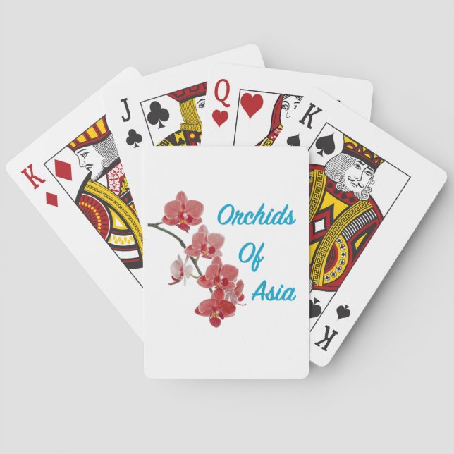 Orkidéer av Asien Dagsspa Casinokort (Baksidan)