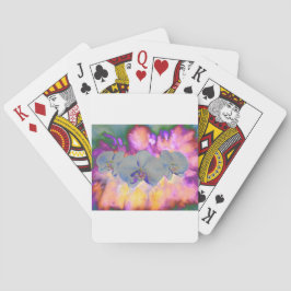 Orkidéer av tropisk blommigt av abstrakt kortlek